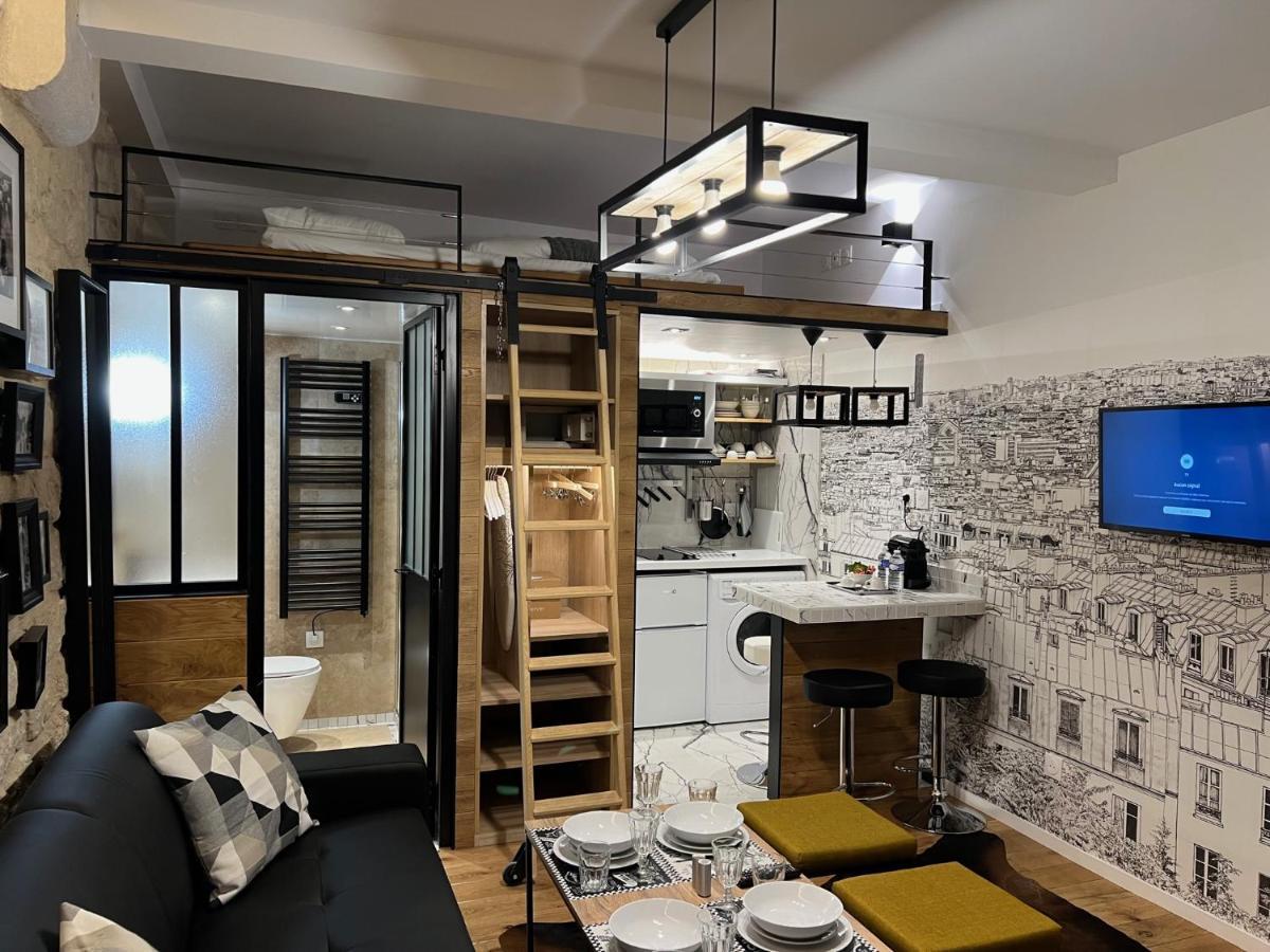 Апартаменты Loft Jaures Париж Экстерьер фото